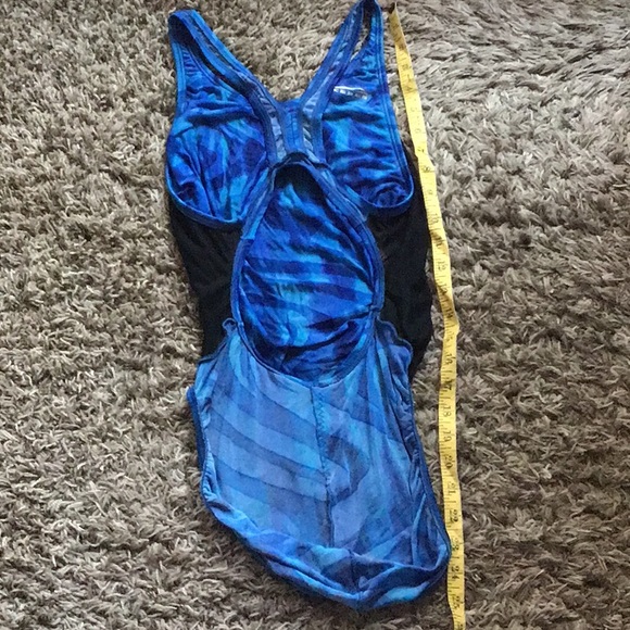 Ceres Blue Racerback Swimsuit - Picture 10 of 11